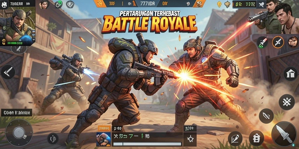 Tampilan aksi seru dalam gameplay 777IDR.