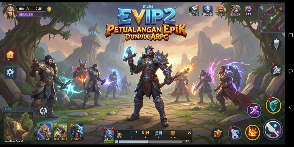 Gameplay seru di dunia fantasi ARPG EVIP2.
