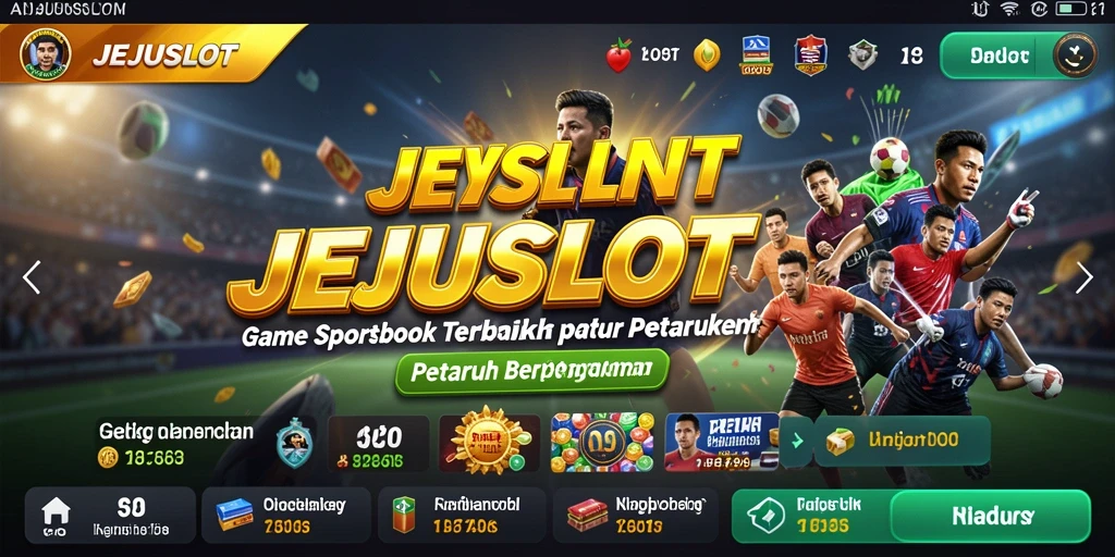 Screenshot utama JEJUSLOT menampilkan antarmuka pengguna yang menarik dan fungsional.