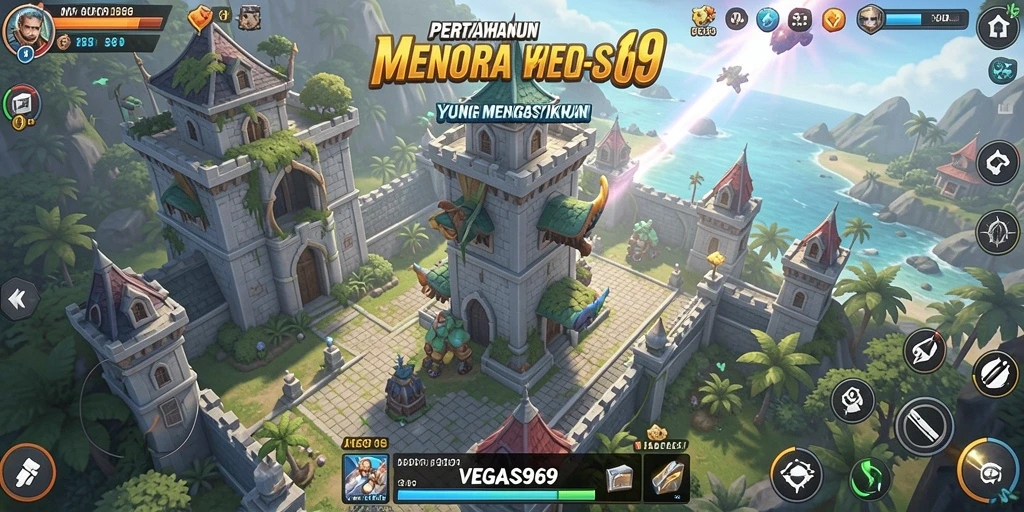 Screenshot dari gameplay Tower Defense yang menampilkan pertarungan seru.